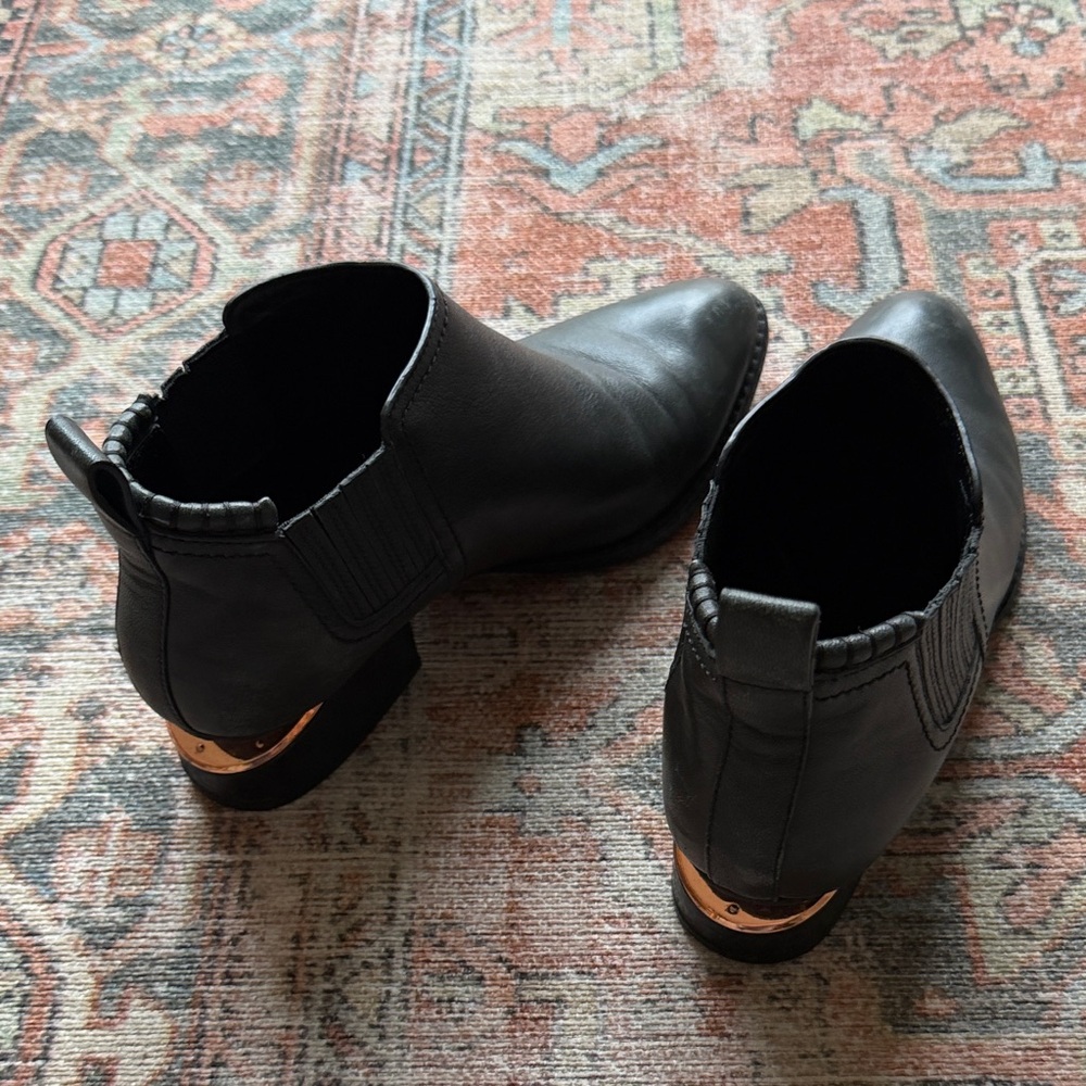 Alexander Wang Boots with Gold Heel Detail